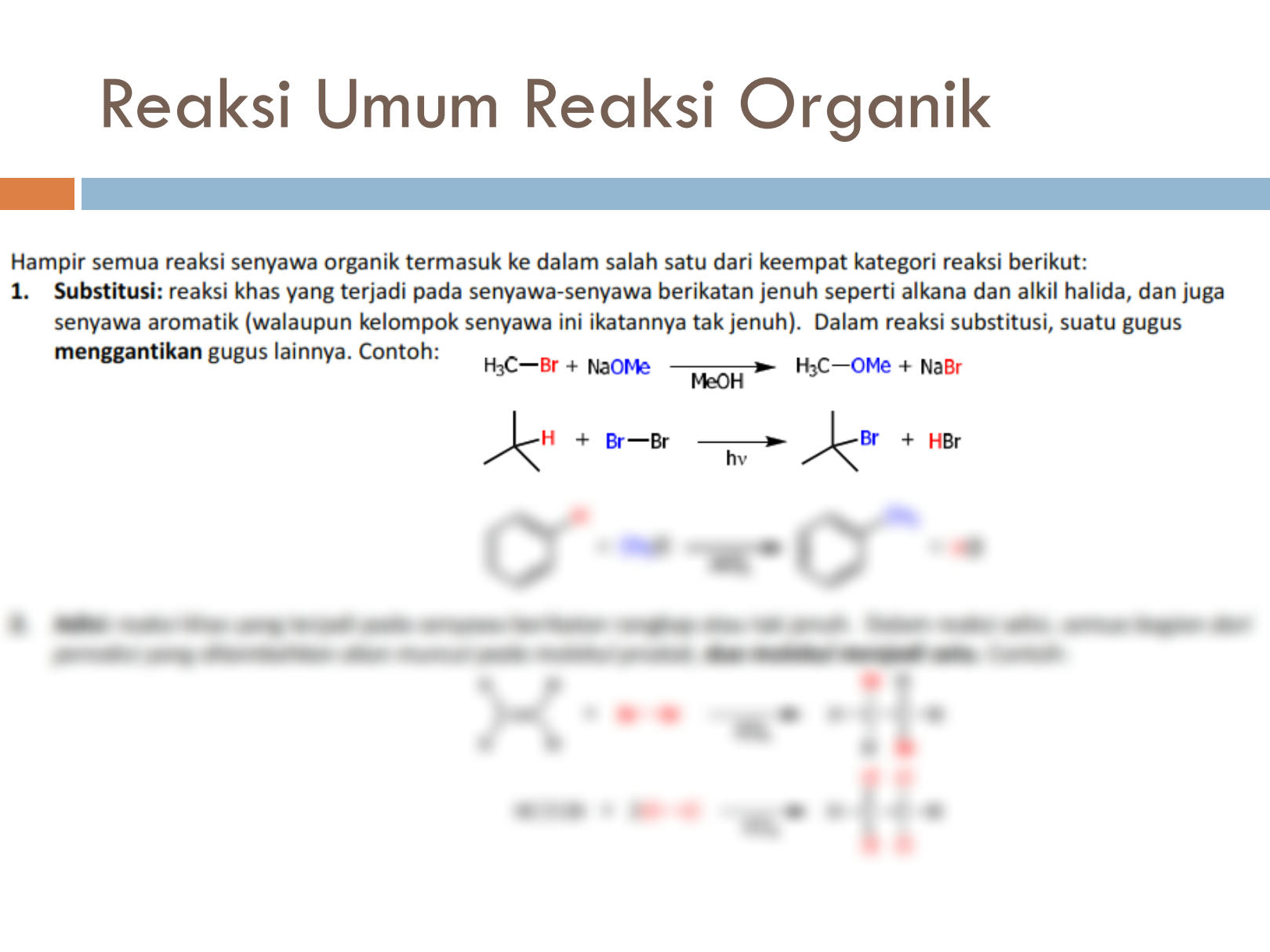 10 Jenis Reaksi Senyawa Organik: Dasar-Dasar Kimia yang Perlu Dipahami